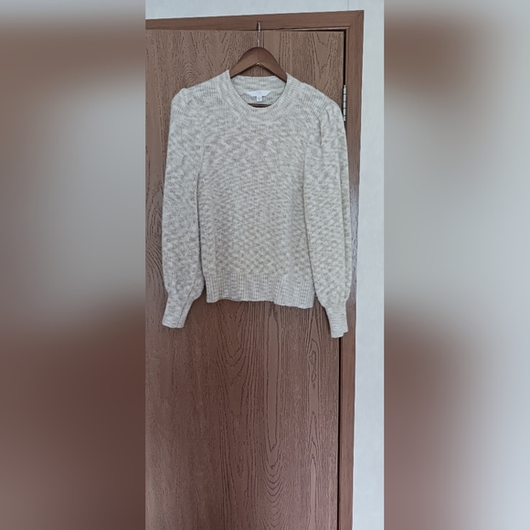 Time Tru sweaters. Both have shimmer threading.  Black and the other is Cream. - Picture 2 of 2